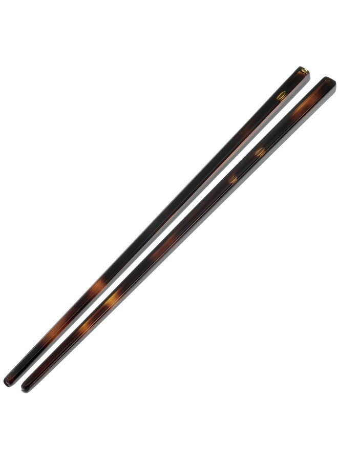 CAMILA Paris Ad282 French Twist Stick Hair Pin Set Of 2 Tortoise Shell Girls Chopsticks Hair Pins For Girls Spiral Updo Chignon Bun Holder Styling Hair Accessories For Women Made In France  - Image 1