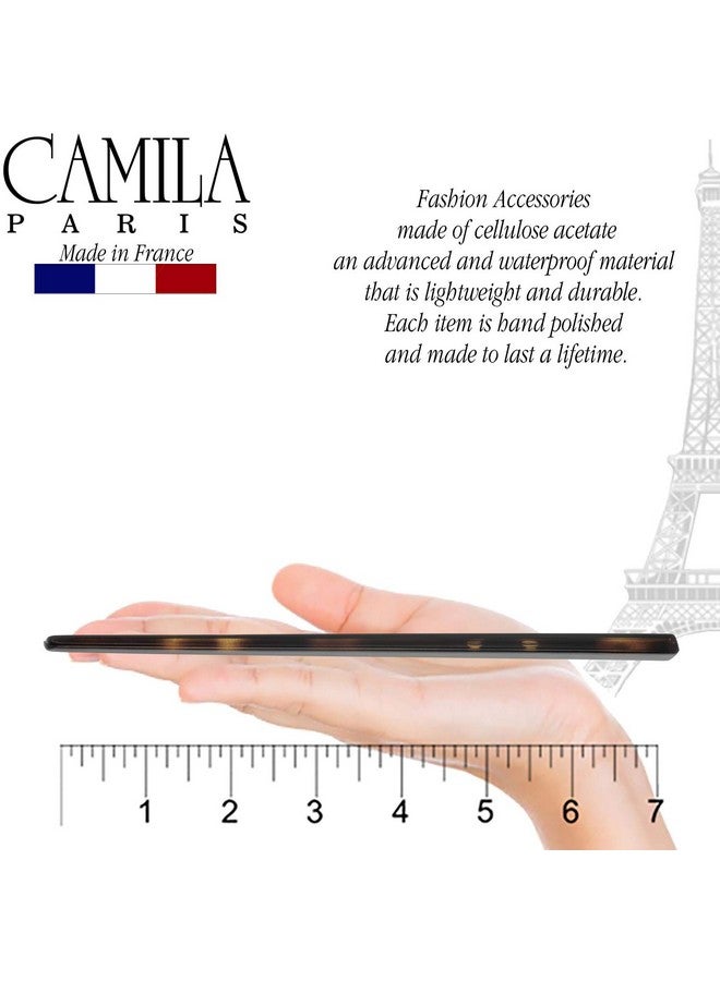 CAMILA Paris Ad282 French Twist Stick Hair Pin Set Of 2 Tortoise Shell Girls Chopsticks Hair Pins For Girls Spiral Updo Chignon Bun Holder Styling Hair Accessories For Women Made In France  - Image 3