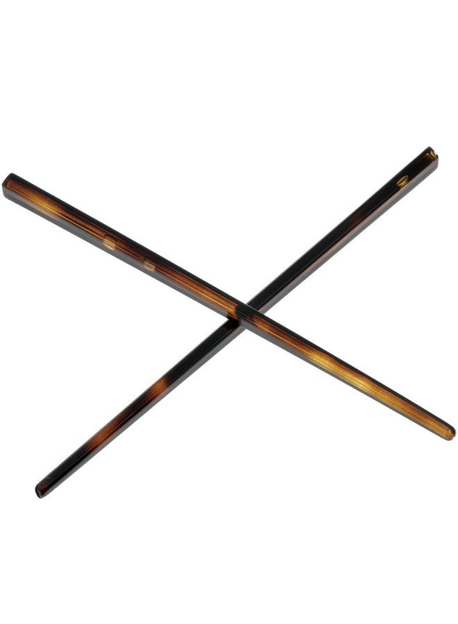 CAMILA Paris Ad282 French Twist Stick Hair Pin Set Of 2 Tortoise Shell Girls Chopsticks Hair Pins For Girls Spiral Updo Chignon Bun Holder Styling Hair Accessories For Women Made In France  - Image 5