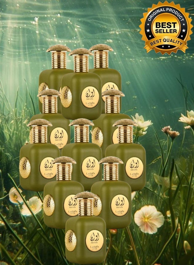 Lattafa 11 Pieces Awaan Perfume 100ML - Image 1
