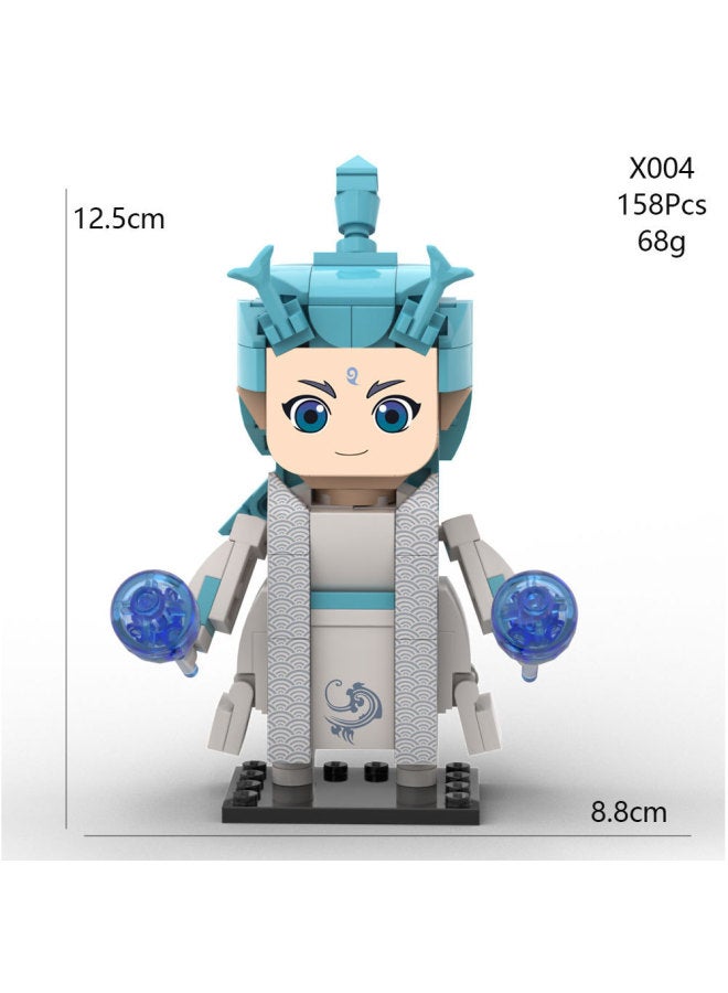 Boxed That Hand-held A B Popular Concave C Movie With Model Ornaments Hand-held Doll Factory-Colour:X004 Ao Bing (building Block Model) (plastic) - Image 1