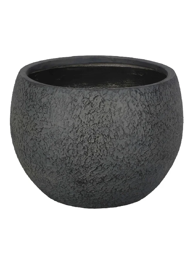 serene UV-Resistant Mud Finish Plastic Flower Pot Grey 39.5 x 53 x 53 cm WXP1148C