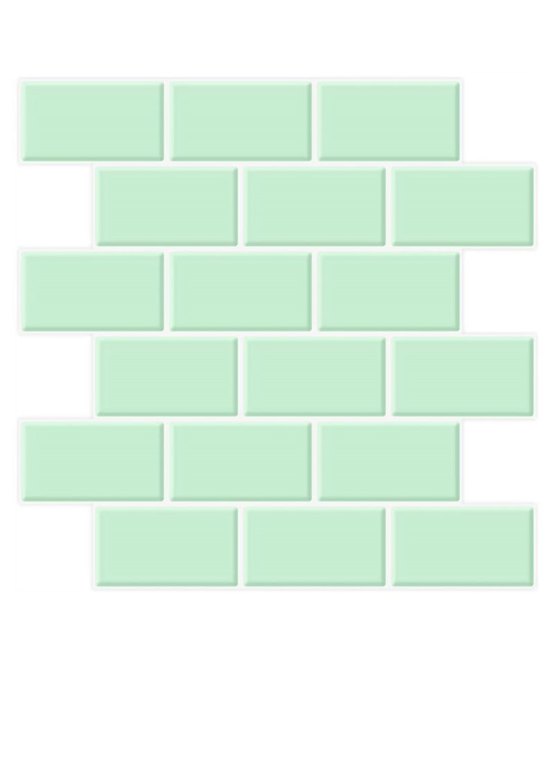 KASTWAVE - 10 Sheets Pack Sheet Peel Stick Tiles and Kitchen Backsplash 12 x 12 Inches Self Adhesive Kitchen Backsplash 3D Wall Panels for Bathroom Kitchen Tiles - Image 1