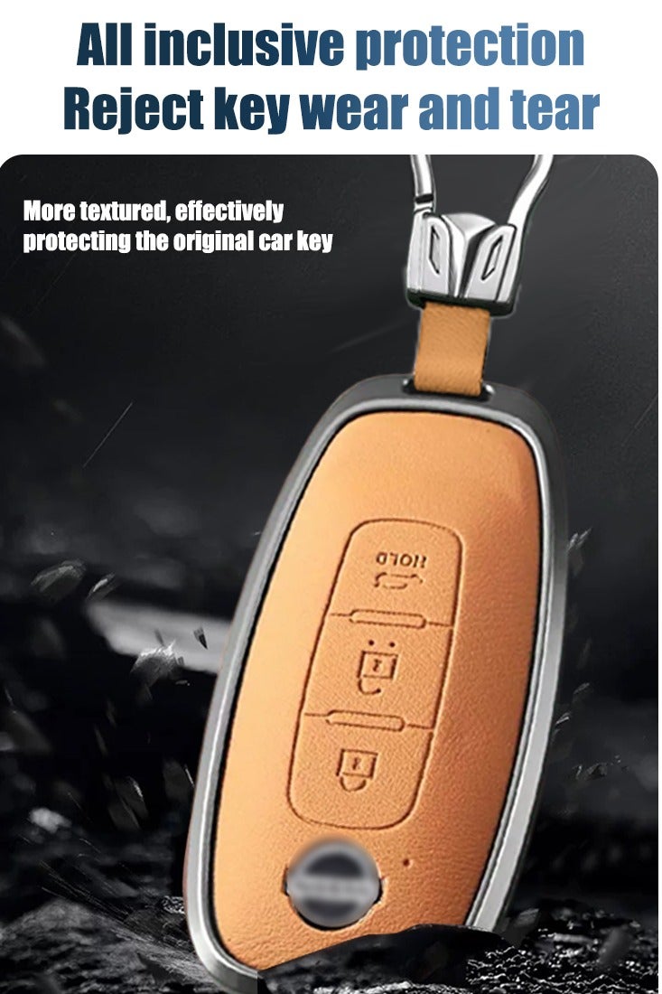 Nissan car key accessories, suitable for new Qijun and new Teana car key protectors, perfectly wrap car keys, high-end, wear-resistant. - Image 5