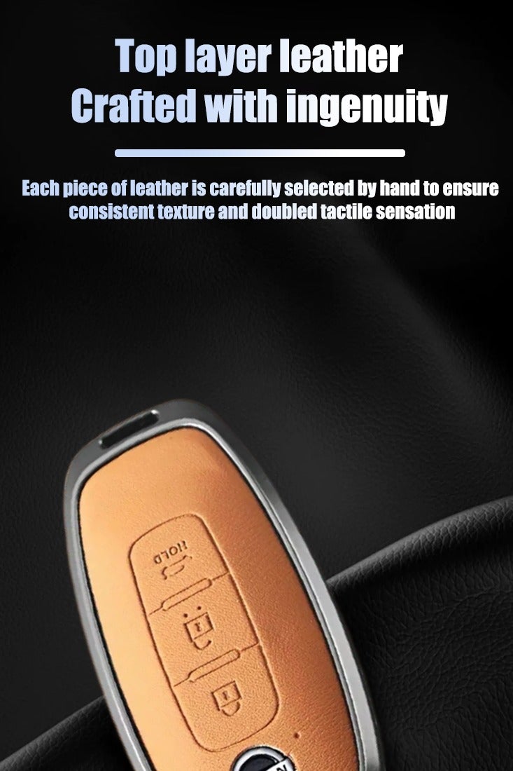Nissan car key accessories, suitable for new Qijun and new Teana car key protectors, perfectly wrap car keys, high-end, wear-resistant. - Image 3