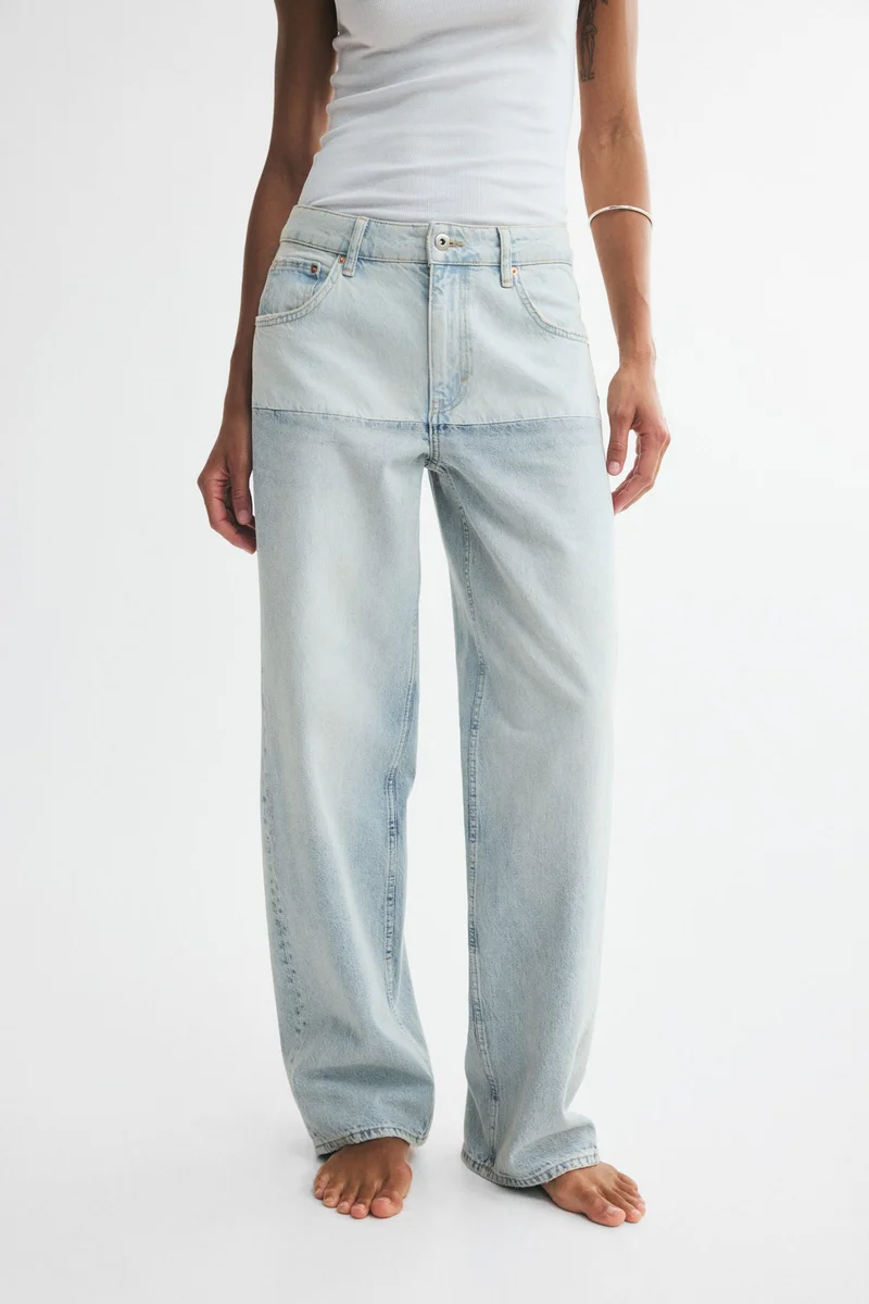 H&M  Straight Regular Waist Jeans for Women | Best Price UAE