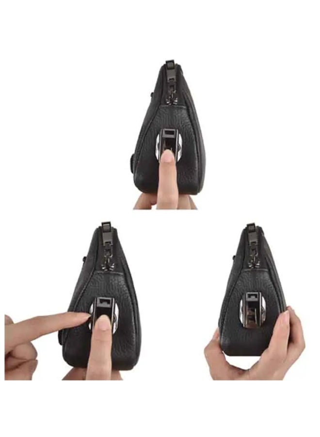 Alpha Anti-Theft Clutch Bag - Black - Image 1