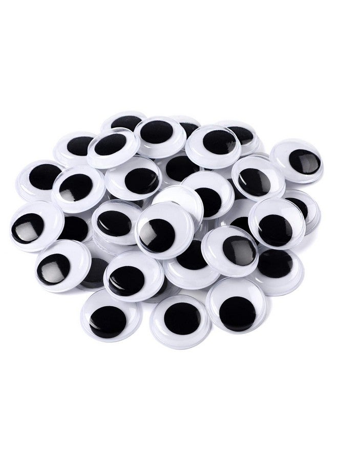 FEBSNOW 200 Pieces Wiggle Eyes Self Adhesive Black White Googly Eyes for DIY Crafts Decoration (20mm) - Image 1