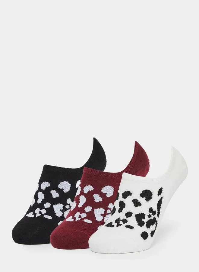 ستايلي طقم من 3 جوارب بطبعة حيوانات
