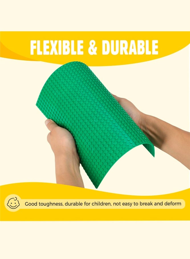 SHABILI Building Brick Baseplates 32x32 Compatible with Major Brick Brands, Durable ABS Construction Base Plate Set for Kids Creative Building Play Platform, Educational Construction Toy for Children (Multicolor) - Image 4