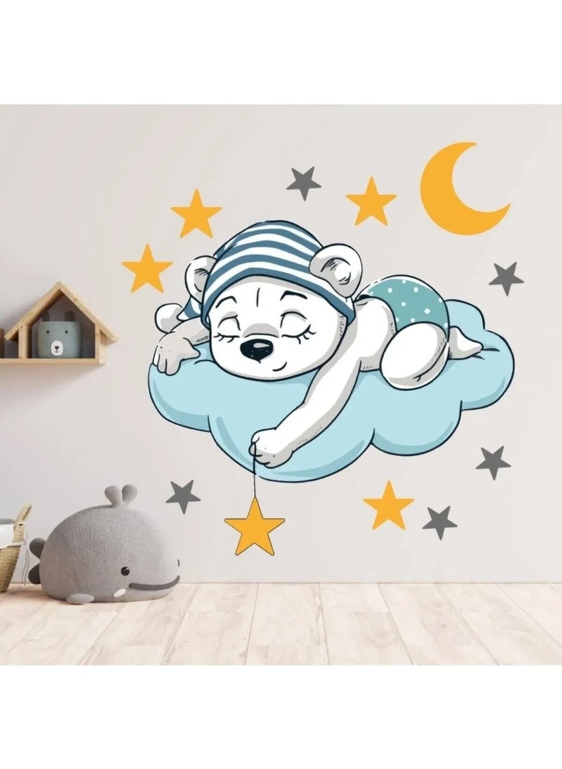 Kt Group Bear Sleeping on the Cloud Decorative Children's Room Sticker - pzsku/Z5432AD62D791D322C9F5Z/45/_/1725793892/b54f0a8c-f450-4d0c-b54d-32d291257b36