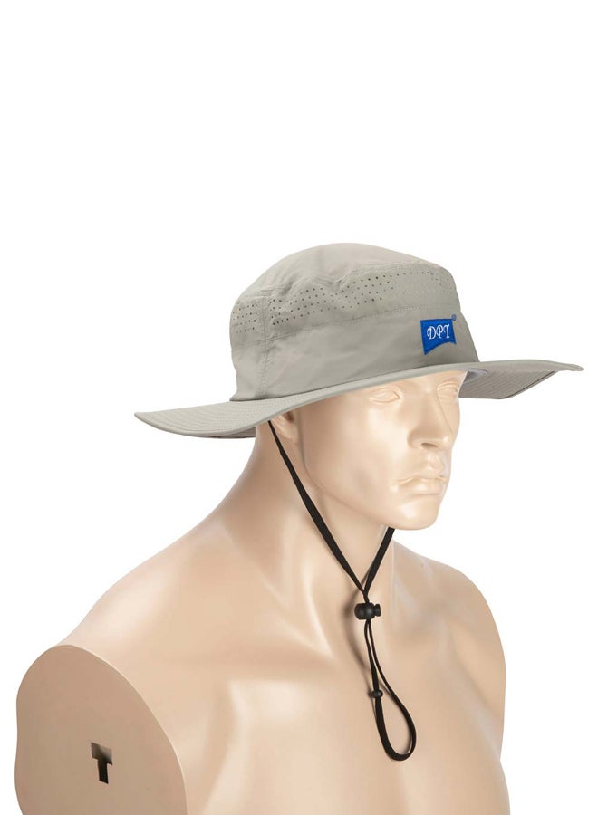 دي بي تي، قبعة رأس للصيد والهايكنج، رصاصي، مقاس 58 سم - Image 4