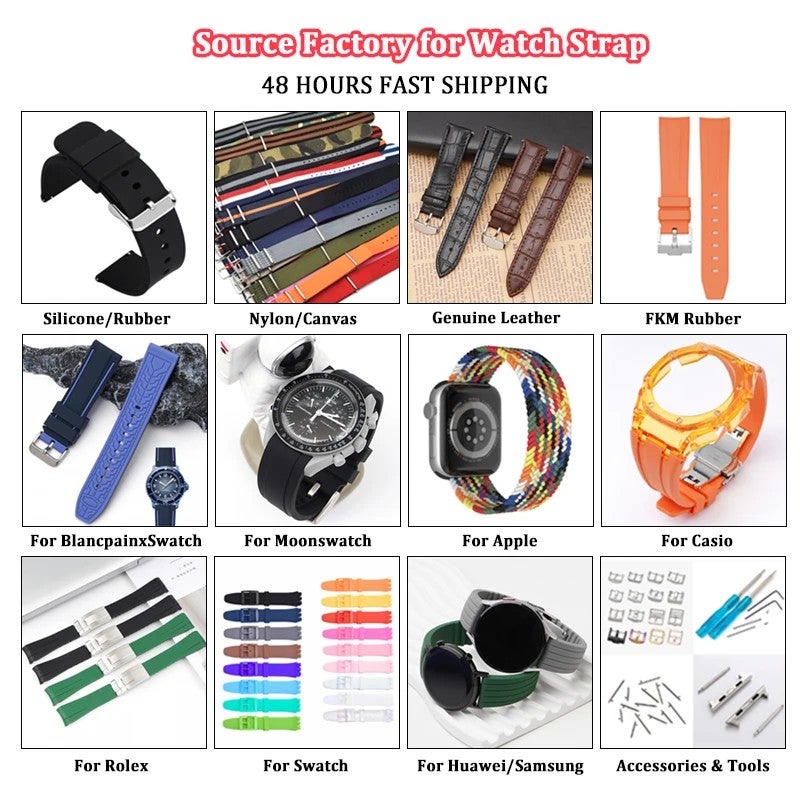 Bluejw Replacement White Silicone Watch Strap with Quick Release for Tissot PRX 40mm – Durable Rubber Wristband Band - Image 3