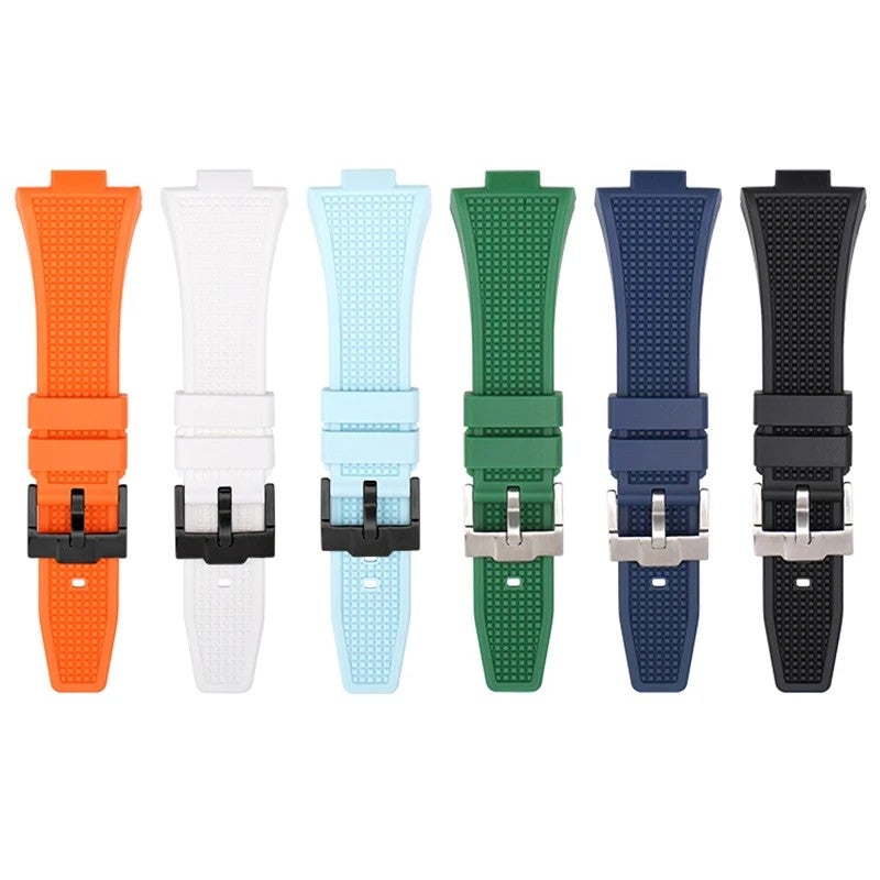 Bluejw Replacement White Silicone Watch Strap with Quick Release for Tissot PRX 40mm – Durable Rubber Wristband Band - Image 4