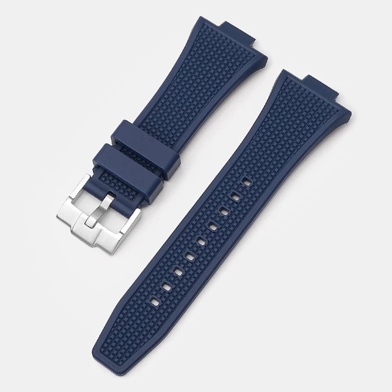 Bluejw Replacement White Silicone Watch Strap with Quick Release for Tissot PRX 40mm – Durable Rubber Wristband Band - Image 1