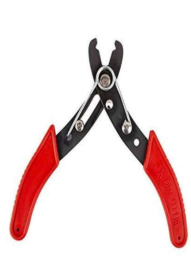 Hanumex Wire Stripper & Cutter Tool, Multipurpose Electrical Wire Stripping and Cutting, Heavy Duty Hand Tool, Red, 1 Piece - Image 4