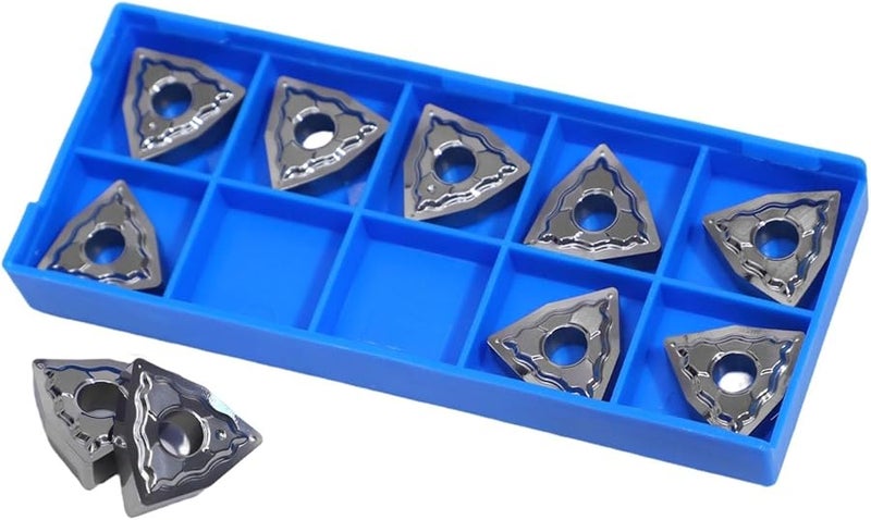 WNMG080408 HA Carbide Turning Inserts 10PCS For Aluminum CNC Lathe Tool Holder - Image 2