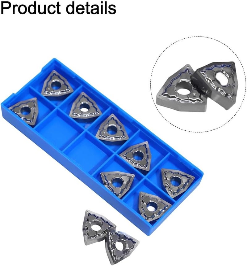 WNMG080408 HA Carbide Turning Inserts 10PCS For Aluminum CNC Lathe Tool Holder - Image 4