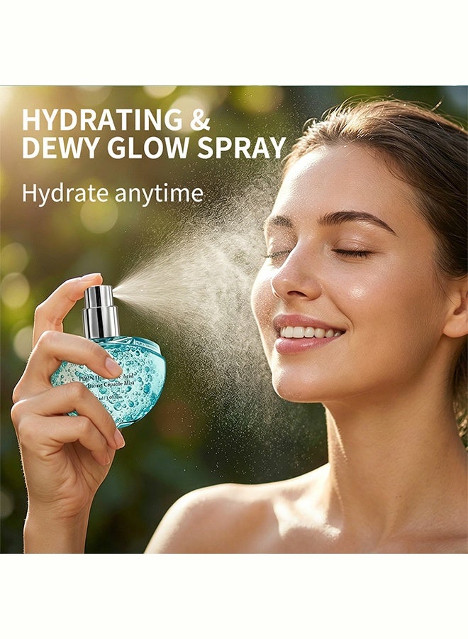 lakerain PDRN Hyaluronic Acid Hydrating Face Spray, Refreshing & Long-Lasting Moisture Mist, Gentle Skin Care for All Skin Types 30ml - Image 3