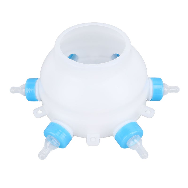 Lamb Feeder Bucket 6 Nipples Lamb Milk Jug Nursing Bottles 2.5L Piglet Feeder for Young Livestock Poultry - Image 3