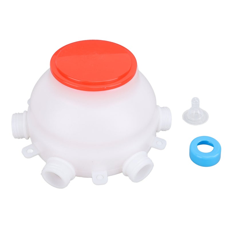Lamb Feeder Bucket 6 Nipples Lamb Milk Jug Nursing Bottles 2.5L Piglet Feeder for Young Livestock Poultry - Image 2