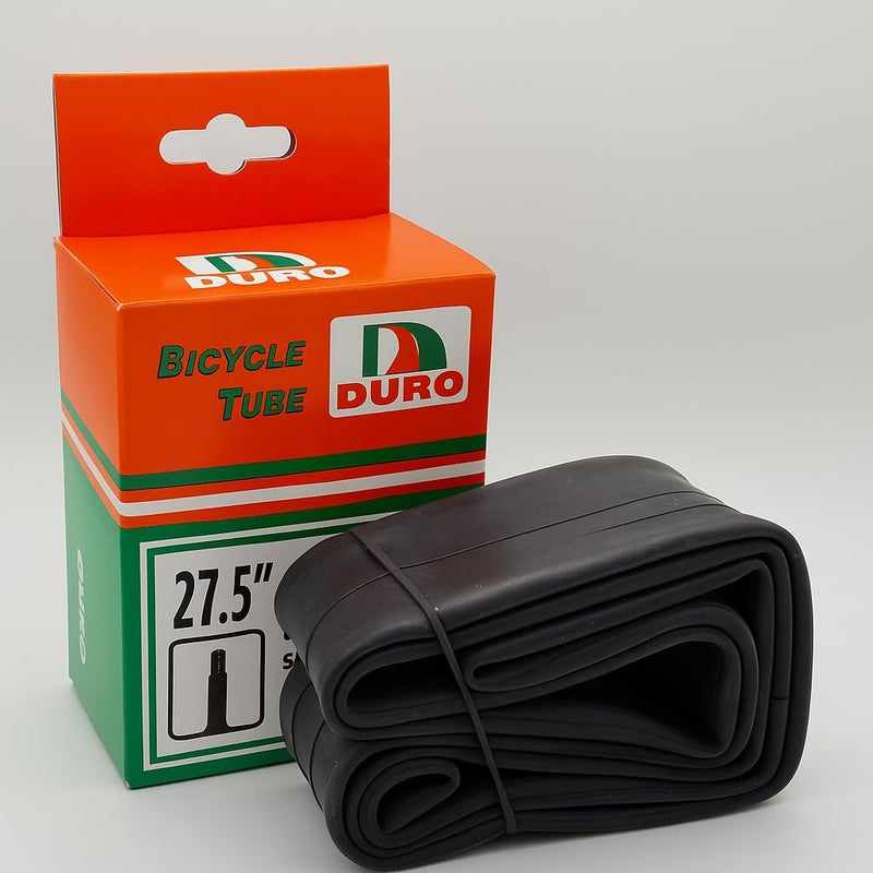 DURO 27.5 Inch Bike Tube 27.5x2.25/2.35/2.50 Schrader Valve 48mm – Heavy Duty Butyl Rubber Inner Tube for Mountain Bikes, Cycles, Scooters & Wheelchairs – Puncture Resistant Premium Tire Tube - Image 1