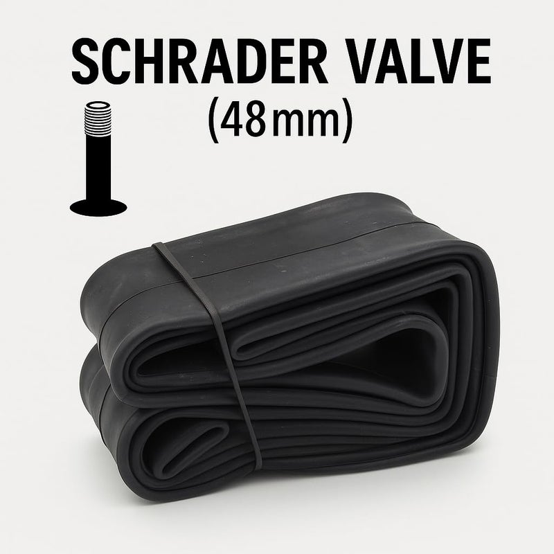 DURO 27.5 Inch Bike Tube 27.5x2.25/2.35/2.50 Schrader Valve 48mm – Heavy Duty Butyl Rubber Inner Tube for Mountain Bikes, Cycles, Scooters & Wheelchairs – Puncture Resistant Premium Tire Tube - Image 3