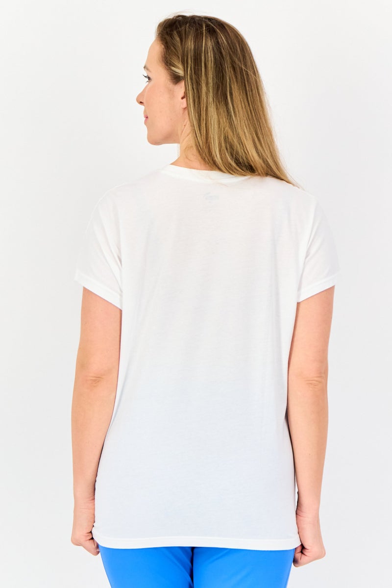 PUMA Women Sportswear Fit Short Sleeve Outdoor T-shirt, White - Image 2