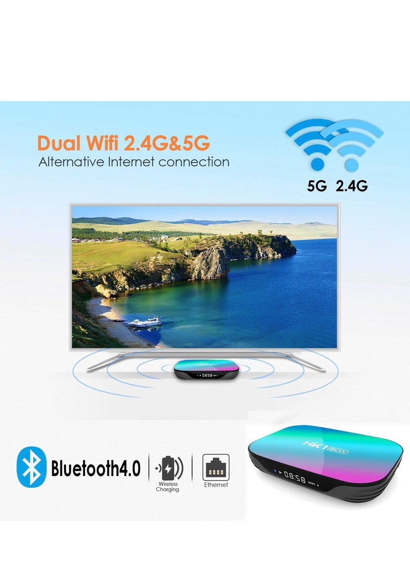 Generic HK1 Box Android TV Box with 4GB RAM, 32GB ROM | S905X3 Quad-Core Processor for Ultra-Fast Performance | 4K UHD Streaming Media Player | Android OS Smart TV Box | WiFi with AirPlay, DLNA, Miracast Wireless Screen Sharing | USB, TF Card & HDMI Ports for Expanded Connectivity  - Image 3