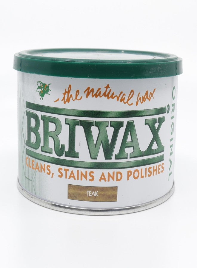 Briwax Original Teak Wax Polish 400g (Japanese Labelled Version) - Same UK Product Inside - Furniture Wax - Cleans, Stains and Polishes - Image 1