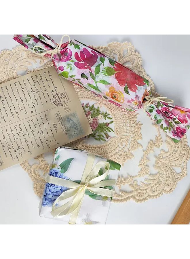 10 Sheets Hydrangea Floral Wrapping Paper 20x14 Inch Translucent Tissue Gift Wrap For Birthdays Weddings Easter Mothers Day DIY Packaging Bouquet - Image 3