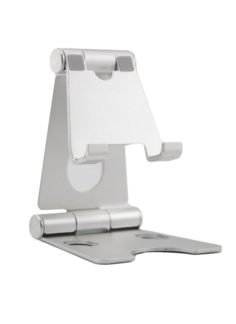 Topcore Cell Phone Stand, Foldable Aluminum Adjustable Phone Holder for Desk Portable Travel Holder Office Desk Accessories Compatible for iPhone 15 14 13 12 11 Pro Max Samsung S24 S23  - Image 1