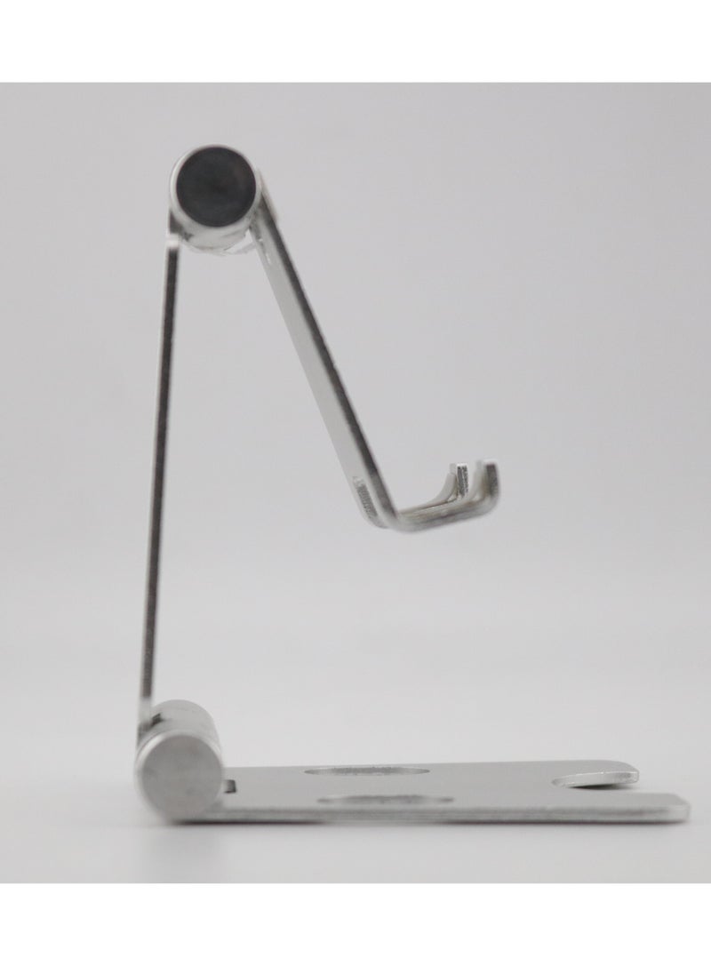Topcore Cell Phone Stand, Foldable Aluminum Adjustable Phone Holder for Desk Portable Travel Holder Office Desk Accessories Compatible for iPhone 15 14 13 12 11 Pro Max Samsung S24 S23  - Image 4
