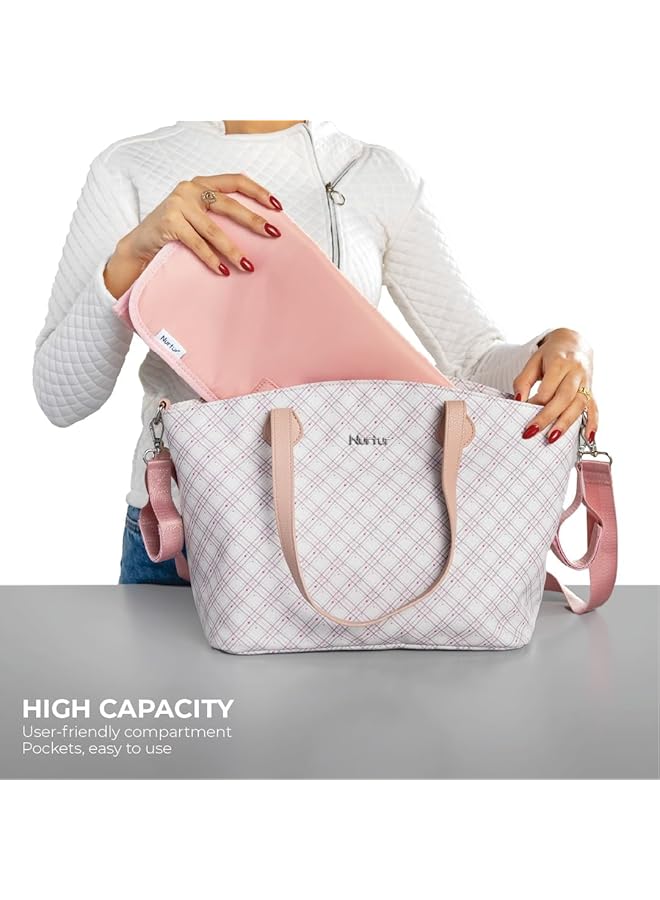 Nurtur Vogue Maternity Diaper Bag Fashion Bag Multifunction Travel Bag With Insulator Bottle Warming - Image 5