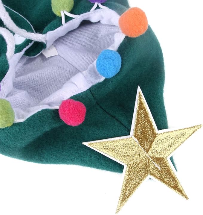 Green Christmas Cat Cloak Cozy Holiday Outfit For Cats And Kittens - Image 1