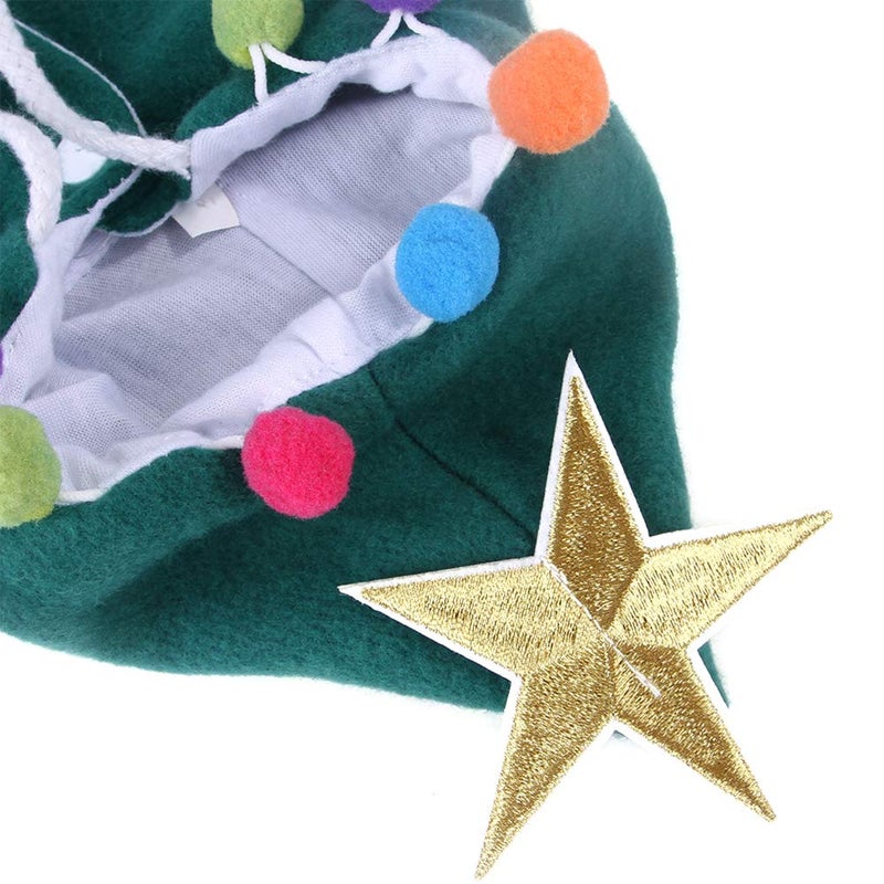 Green Christmas Cat Cloak Cozy Holiday Outfit For Cats And Kittens - Image 2