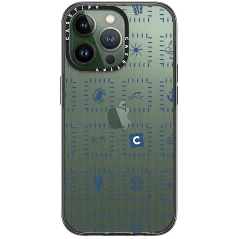 Casetify iPhone 13 Pro Compact Case 【2 x Military Grade Drop Test/4ft Drop Protection】 - Boho Summer - Black - Image 3