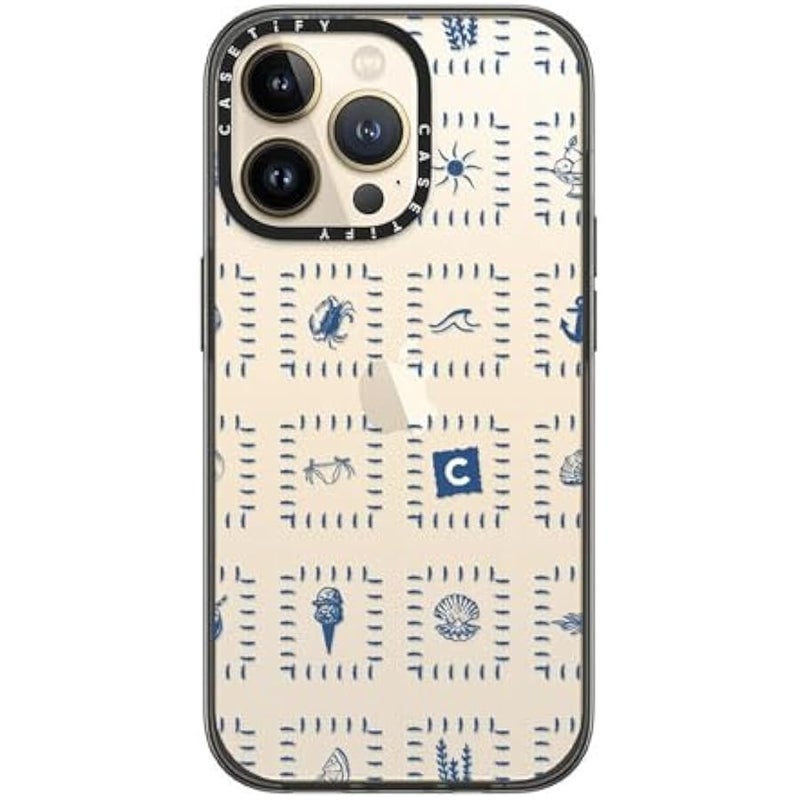 Casetify iPhone 13 Pro Compact Case 【2 x Military Grade Drop Test/4ft Drop Protection】 - Boho Summer - Black - Image 5