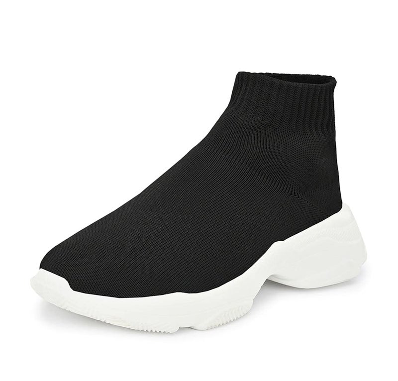 MACTREE Men High Ankle Lightweight Training/Running and Casual Shoes Black, 6 UK - Image 1