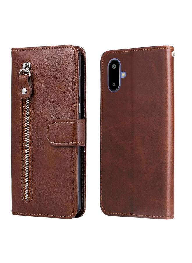 S-TOP Case For Samsung Galaxy F06 5G / M06 5G Fashion Calf Texture Zipper Leather Phone Case - Image 1