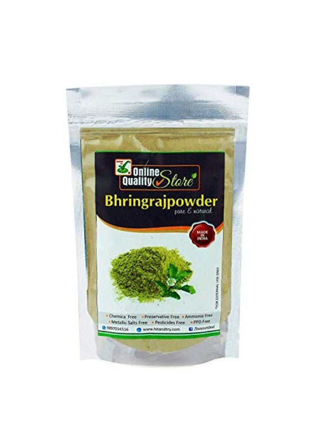 Online Quality Store Bhringraj Powder For Hair - 100% Organic (100 Grams)  - Image 1