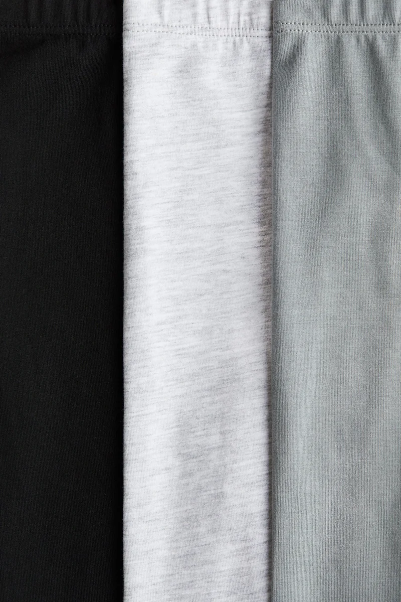 H&M 3-pack jersey cycling shorts