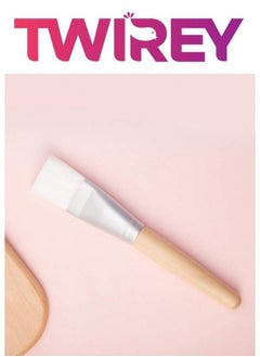 TWIREY Face Mask Pack Brush With Soft Bristle Face Mask And Bleach Apply Brush For Women (Pack Of 1) Multicolor  - Image 3