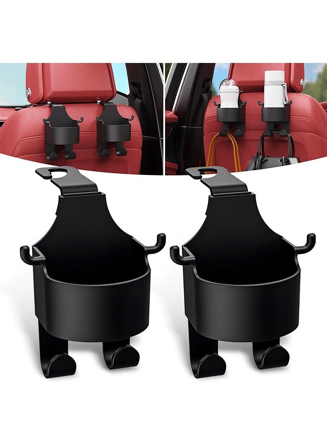Generic Multifunctional Hook for Car Seat Back, Back Seat Cup Holder with Hooks, Multifunction Seat Cup Holder Hook for Car  - Image 1