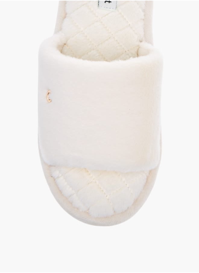 Le Confort Womens Quilted Slip-On Bedroom Slippers  - Image 3