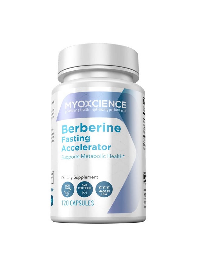 MYOXCIENCE MYOXCIENCE Berberine Fasting Accelerator: Berberine HCL with ALA (Alpha Lipoic Acid) and Biotin, Capsule  - Image 1