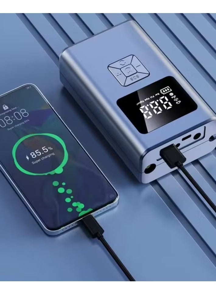 SUITU Wireless Tire Inflator 7.4V 4000mAh Fast Inflation Car Air Compressor - Image 5