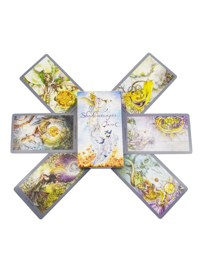 NIBEMINENT Shadow Scene Tarot Cards / 78 Deck Cards - Occult Edition - English Version - Visual Revelation - Prophecy Edition - Toy Game Gift - Image 1