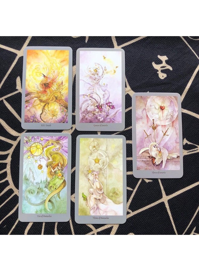 NIBEMINENT Shadow Scene Tarot Cards / 78 Deck Cards - Occult Edition - English Version - Visual Revelation - Prophecy Edition - Toy Game Gift - Image 5