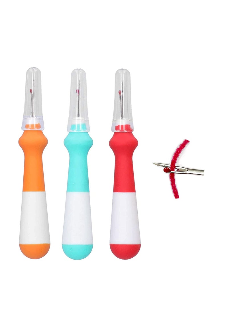 Excefore 3 Pack Seam Ripper Unpicker Sewing Tool Stitch Unpicker with Ergonomic Handle, Sharp Seam Ripper Sewing Thread Removers for Quick Unpick Sewing - Image 1